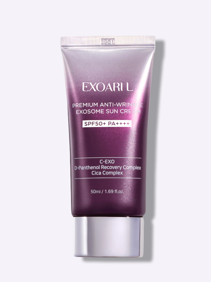 Солнцезащитный крем с экзосомами EXO ARI L Premium Anti-Wrinkle Exosome Sun Cream SPF50+ PA++++