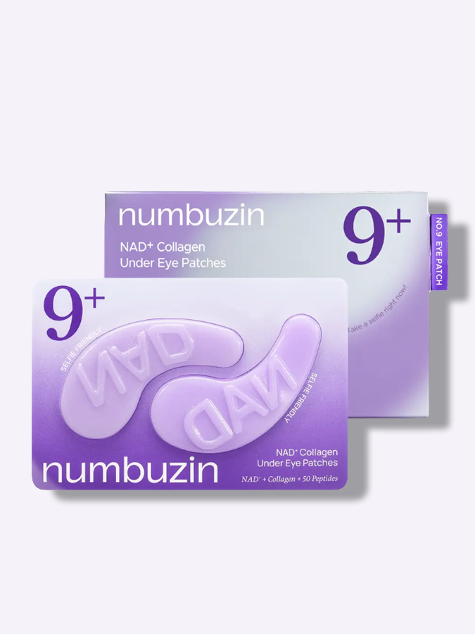 Патчи под глаза с NAD+ и коллагеном Numbuzin NAD Collagen Under Eye Patches, 9 г