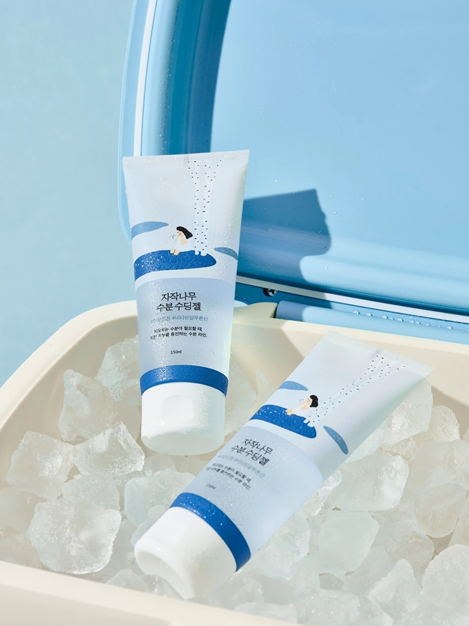 Охлаждающий гель для лица и тела с берёзовым соком Round Lab Birch Juice Moisturizing Soothing Gel, 150 мл