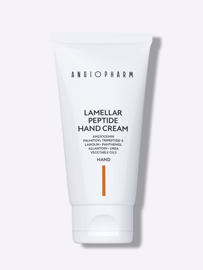 Ламеллярный крем для рук с пептидами ANGIOPHARM Lamellar Peptide Hand Cream, 50 мл