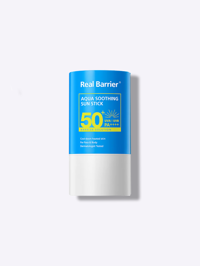 Cолнцезащитный стик для лица Real Barrier Aqua Soothing Sun Stick SPF50+PA++++, 21 г