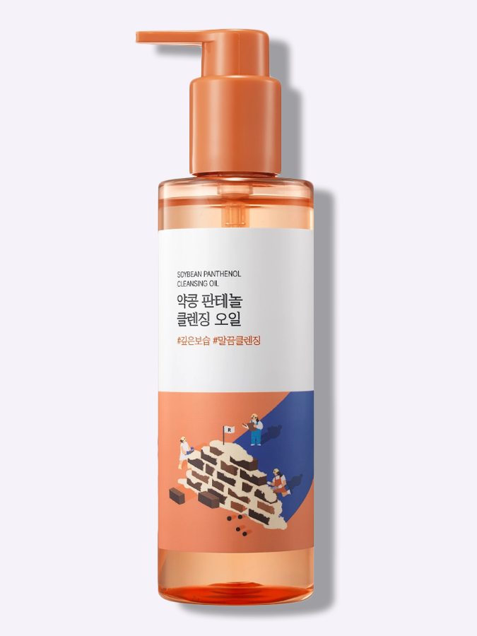 Гидрофильное масло с черной соей и пантенолом Round Lab Soybean Panthenol Cleansing Oil, 200 мл