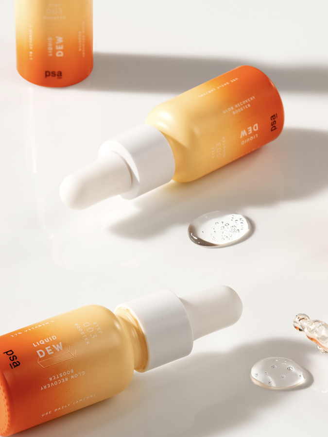 Антиоксидантный бустер с витамином С PSA LIQUID DEW 17% Vitamin C Glow Recovery Booster, 15 мл