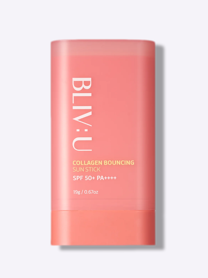 Коллагеновый солнцезащитный стик с пептидами BLIV:U Collagen Bouncing Sun Stick SPF50+PA++++ , 19 г