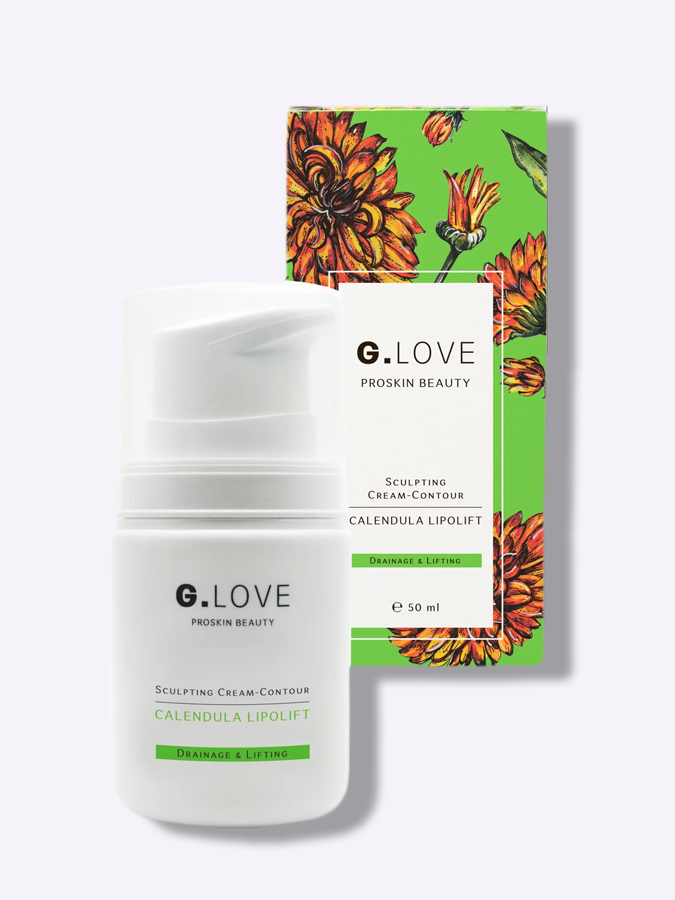 Моделирующий крем-контур ЛИМФОДРЕНАЖ & ЛИФТИНГ G.LOVE Sculpturing Face Cream-Contour CALENDULA LIPOLIF, 50 мл