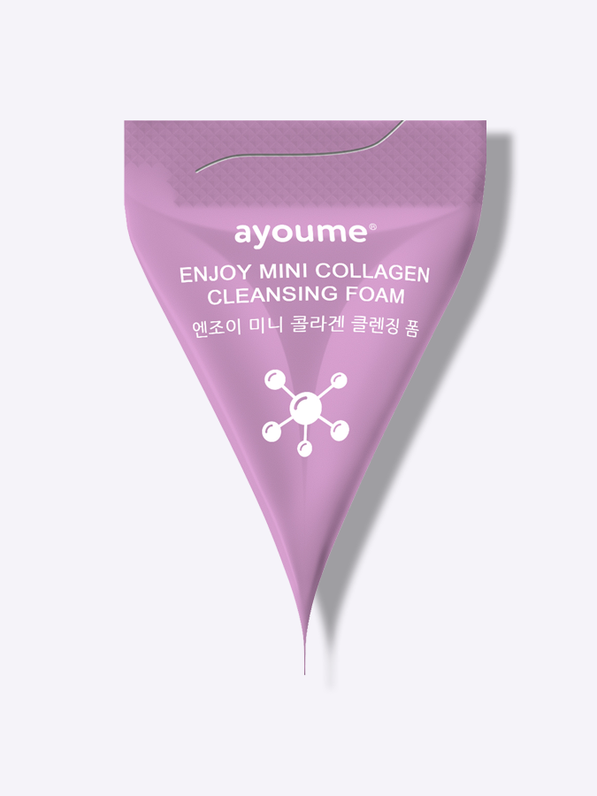 Пенка для умывания с коллагеном AYOUME Enjoy Collagen Cleansing Foam, 3гр