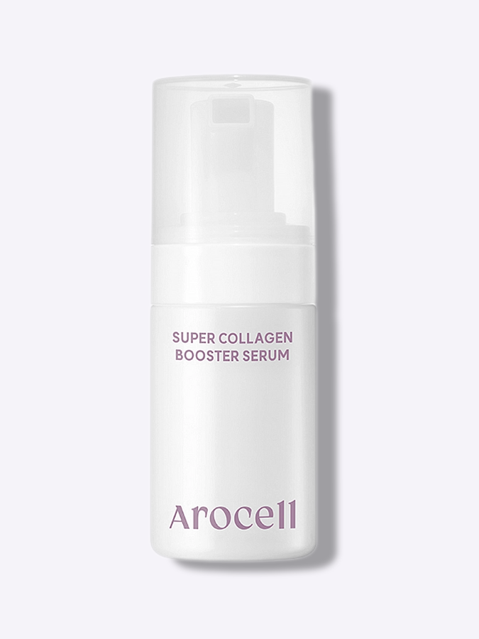 Мощная пузырьковая сыворотка с низкомолекулярным коллагеном AROCELL Super Collagen Booster Serum, 30 мл