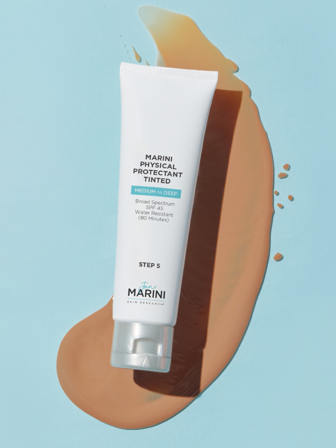 Солнцезащитный крем с тональным эффектом c SPF45 Jan Marini Marini Physical Protectant SPF45 (tinted deep), 57 г