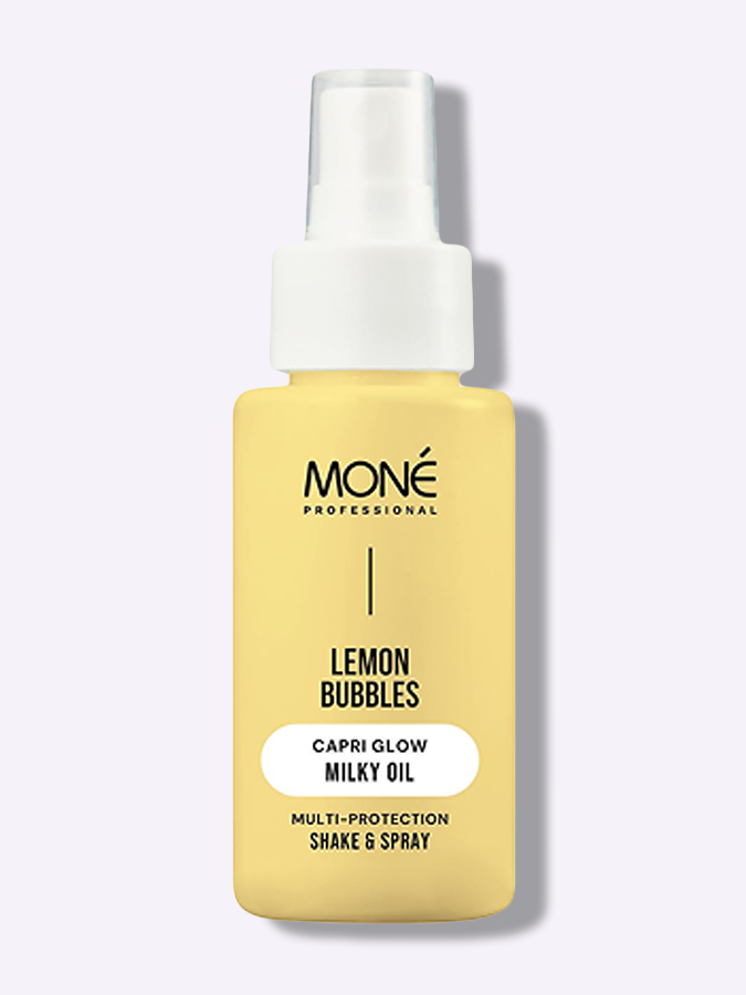 Масло-молочко солнцезащитное MONE Professional LEMON BUBBLES CAPRI GLOW MILKY OIL, 50 мл
