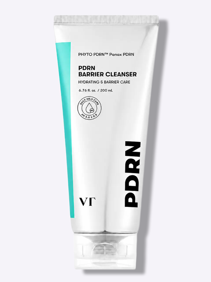 Мягкая пенка для умывания с ПДРН  VT COSMETICS PDRN Barrier Cleanser, 200 мл