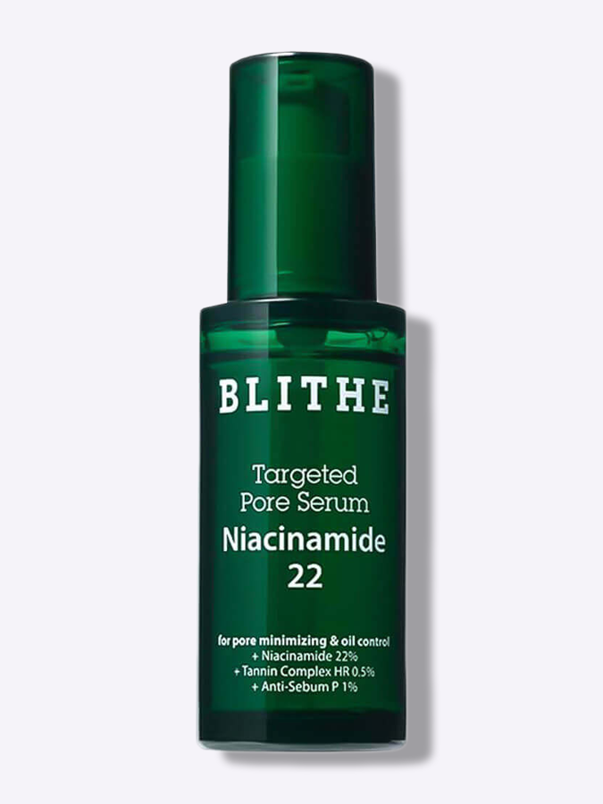 Сыворотка с ниацинамидом 22% для сужения пор и снижения жирности кожи Blithe Targeted Pore Serum Niacinamide 22, 30 мл
