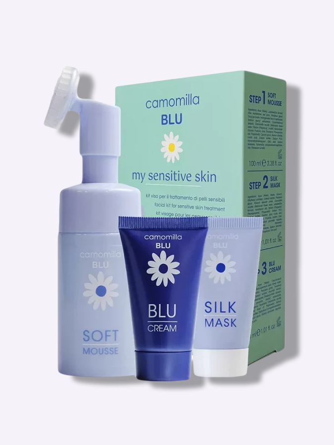Набор для чувствительной кожи лица Camomilla Blu MY SENSITIVE SKIN, 3 items