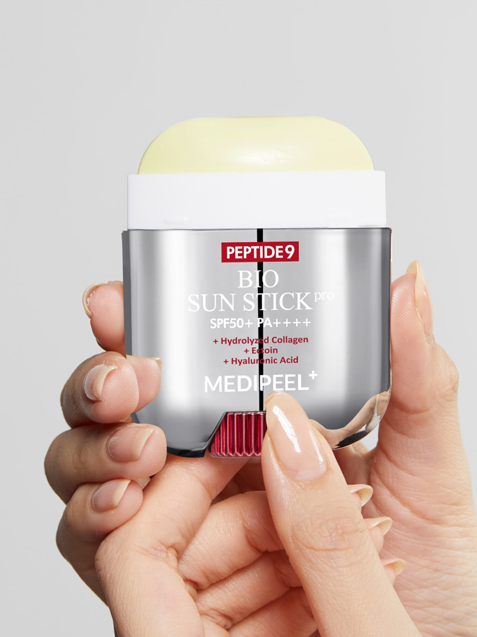 Солнцезащитный омолаживающий стик для лица с петидами Medi-Peel Peptide 9 Bio Sun Stick PRO SPF50+PA++++, 20 г