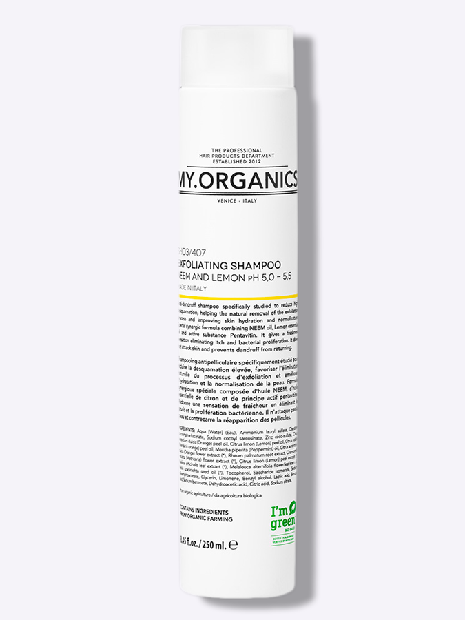 Освежающий шампунь для волос с отшелушивающим действием MY.ORGANICS SCALP EXFOLIATING SHAMPOO, 250 мл