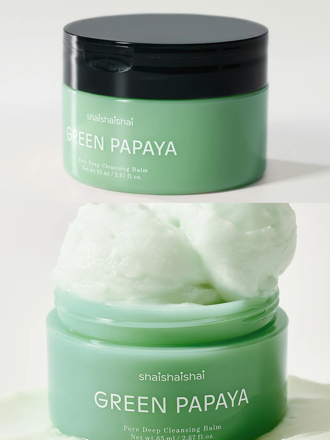 Бальзам для глубокого очищения с энзимами SHAISHAISHAI Green Papaya Pore Deep Cleansing Balm, 85 мл