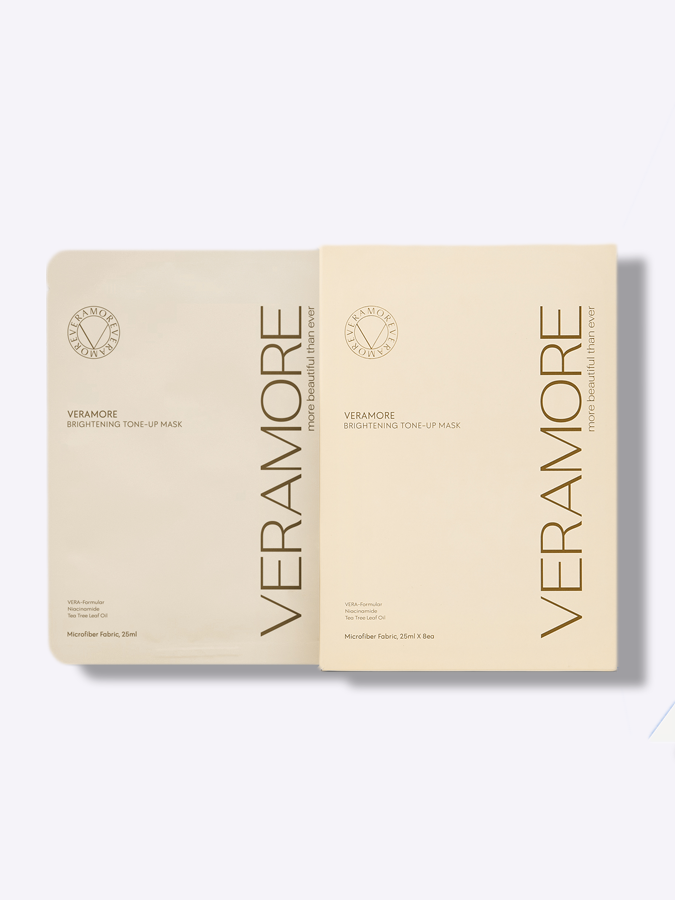 Маска для лица выравнивающая тонизирующая VERAMORE Brightening Tone-Up Mask, 25 мл