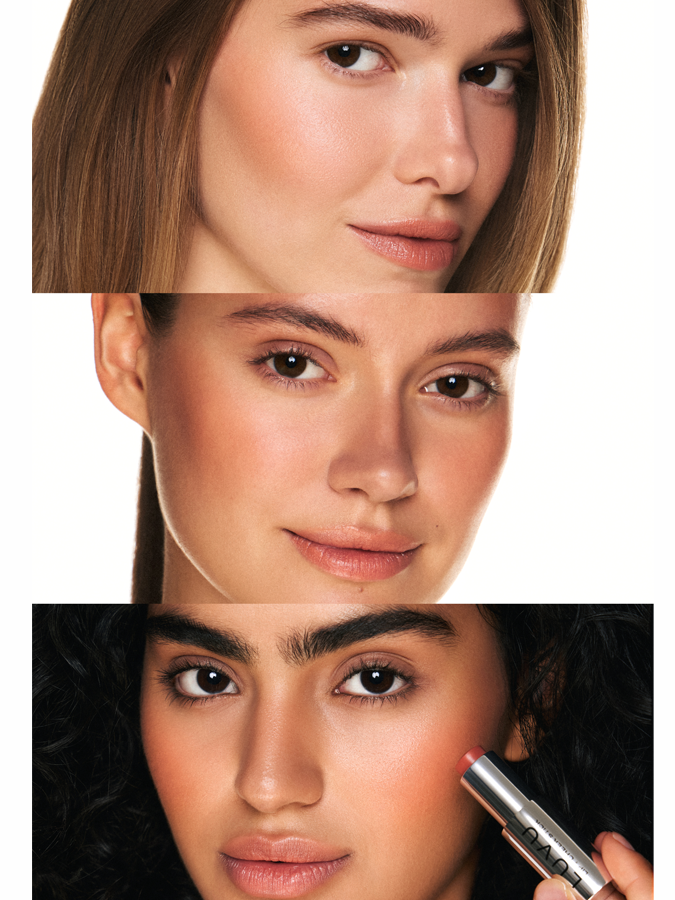 Стик многофункциональный LUVU Lip + Cheek Stick Never Shy, 4,8 г