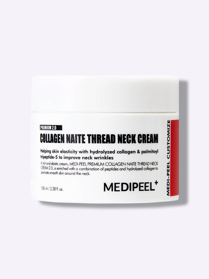 Моделирующий крем с коллагеном и пептидами для шеи и декольте  Medi-Peel Premium Collagen Naite Thread Neck Cream 2.0, 100 мл