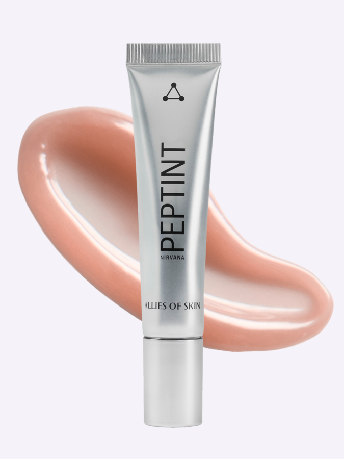 Бальзам для губ с пептидами [розовый] Allies Of Skin PEPTINT Tripeptide & Goji Cells Plumping Lip Treatment Nirvana, 15 мл