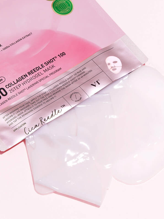 Двухфазная гидрогелевая маска с коллагеном VT Cosmetics Collagen Reedle Sh VT COSMETICS Collagen Reedle Shot 100 2Step Hydrogel Mask, 1,5 г + 33 г