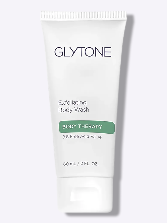Обновляющее средство для душа с гликолевой кислотой GLYTONE Exfoliating Body Wash, 60 мл (миниатюра)