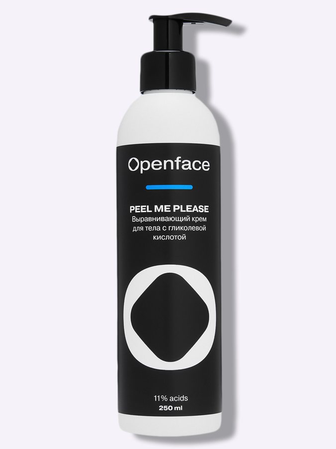 Кислотный крем для обновления кожи тела Openface Peel Me Please, 250 мл