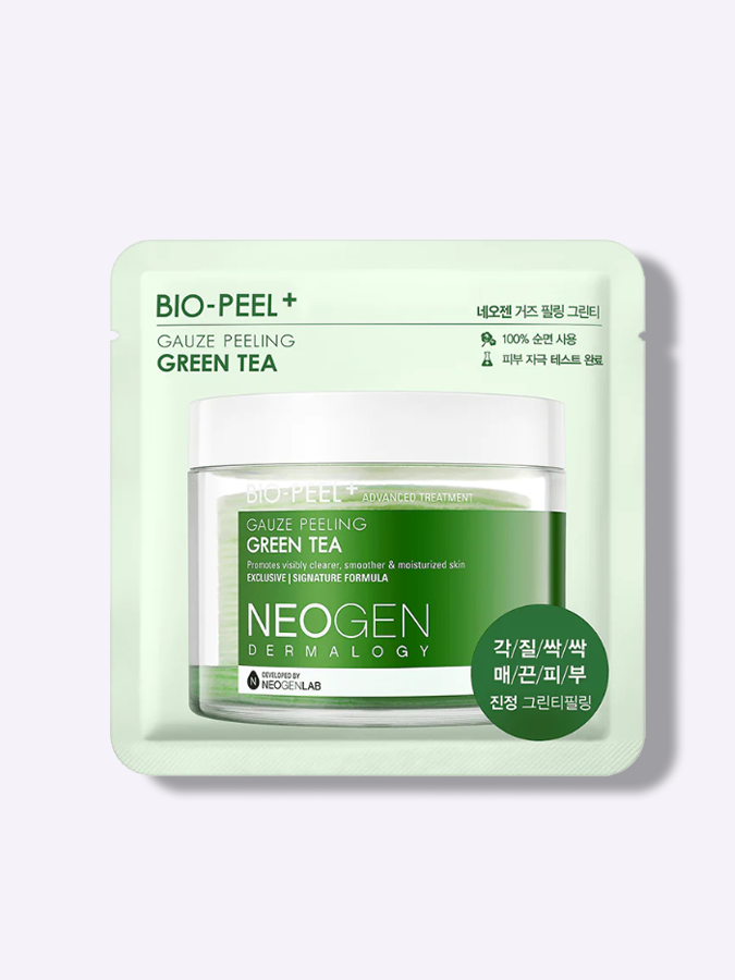 Пилинг-пэд с экстрактом зеленого чая Neogen Dermalogy Bio Peel Gauze Peeling Green Tea, 1 шт