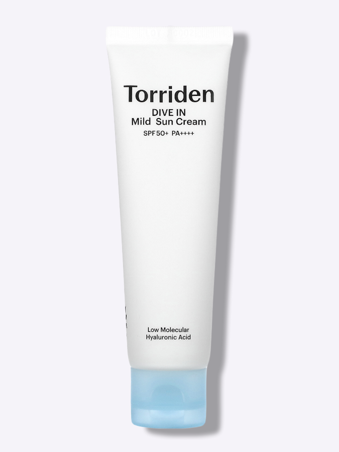 Минеральный солнцезащитный крем для лица SPF50+ PA++++ Torriden DIVE-IN Mild Suncream, 60 мл