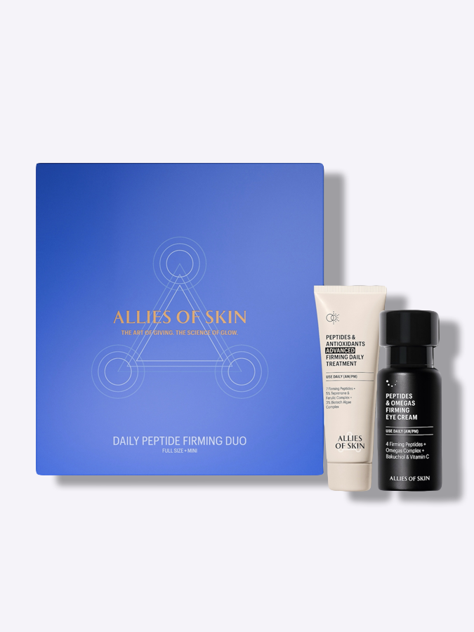 Набор для лица "Ежедневный укрепляющий дуэт" Allies Of Skin Daily Peptide Firming Duo, 2 items