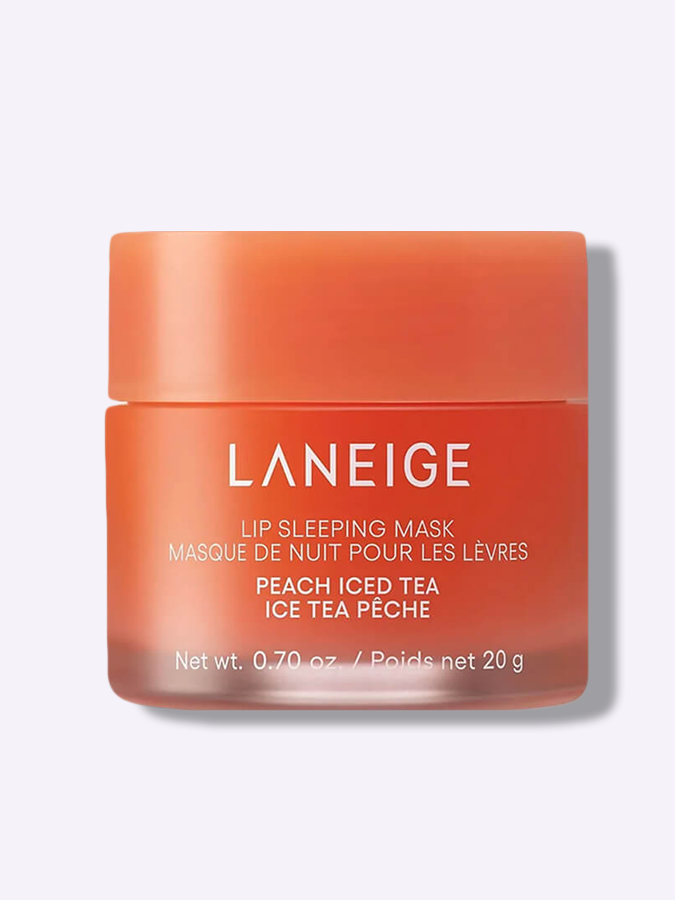 Ночная маска для губ с а ароматом холодного персикового чая Laneige Lip Sleeping Mask Peach Iced Tea, 20 г