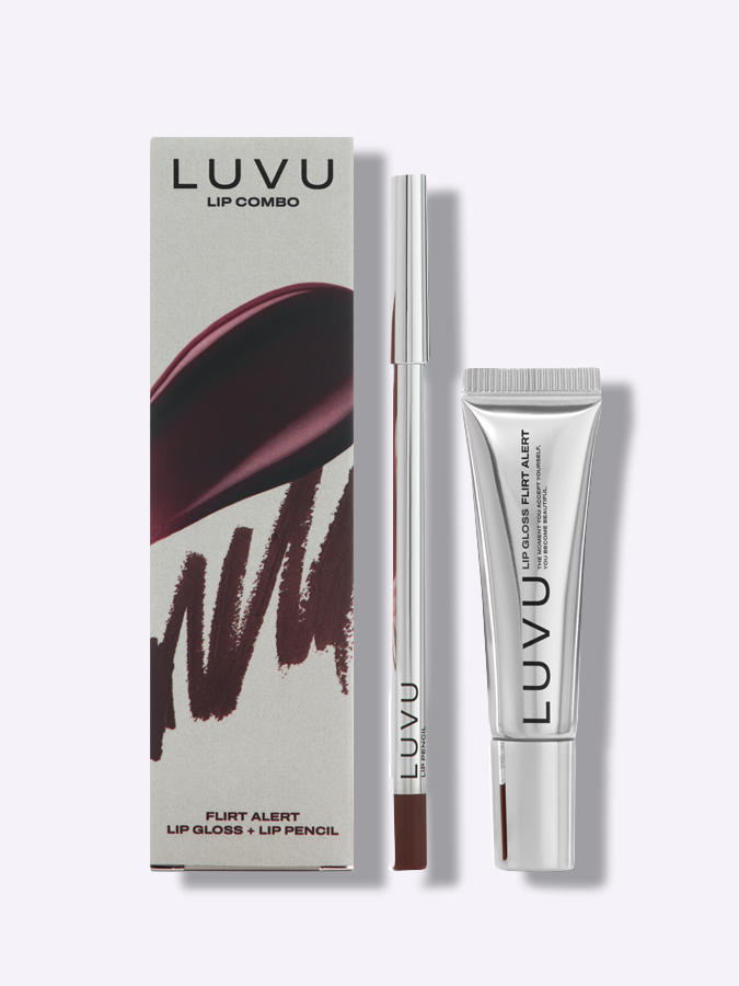 Комбо для губ LUVU Lip Combo Flirt Alert, 1,4 г + 10 мл
