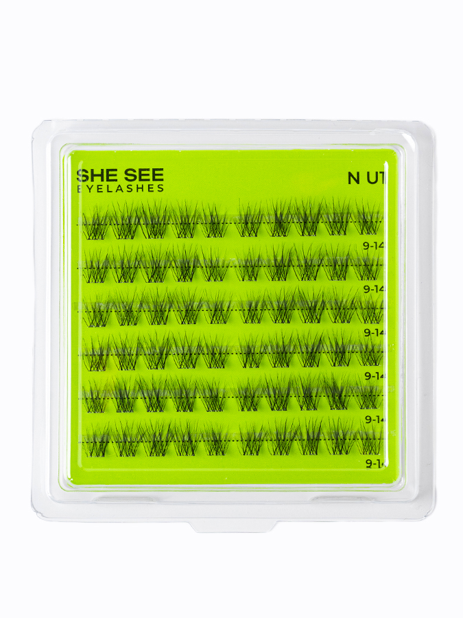 Накладные ресницы [ультратонкие] "ДАРЬЯ" NU1 SHE SEE EYELASHES NUDE LINE №U1