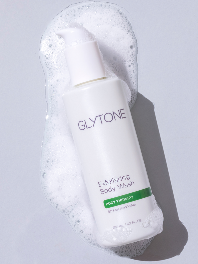 Обновляющее средство для душа с гликолевой кислотой GLYTONE Exfoliating Body Wash, 200 мл