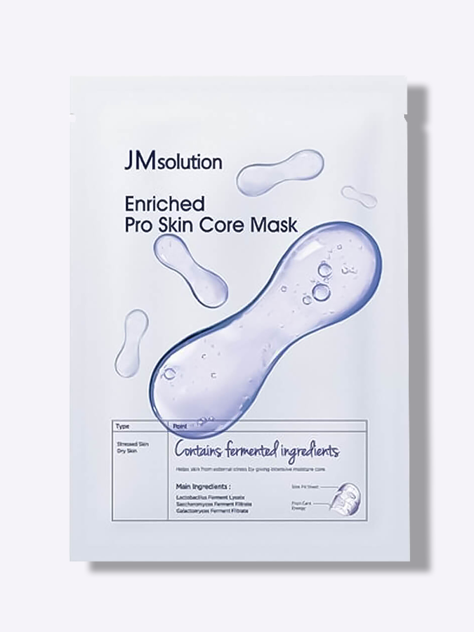 Восстанавливающая тканевая маска с комплексом ферментов JMsolution Enriched Pro Skin Core Mask, 30 мл