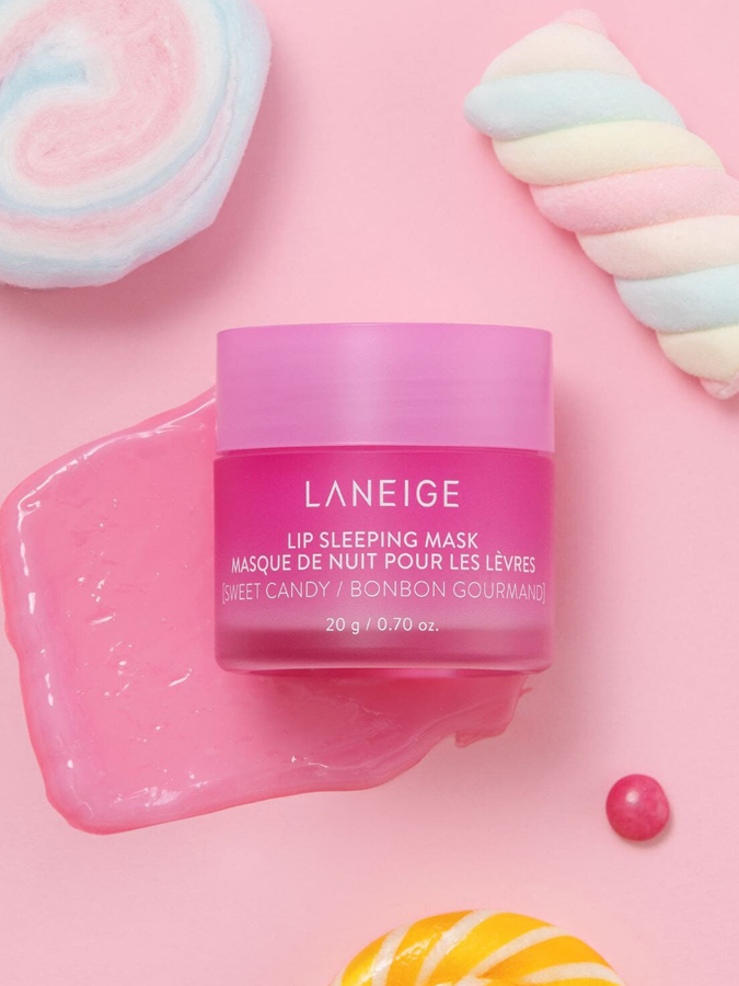 Ночная восстанавливающая маска для губ с ароматом сладких конфет Laneige Lip Sleeping Mask  Sweet Candy Bonbon Gourmand, 3 г