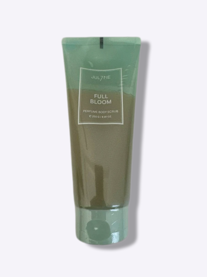 Парфюмированный скраб для тела с цветочно-древесным ароматом JUL7ME Perfume Body Scrub Full Bloom, 250 г