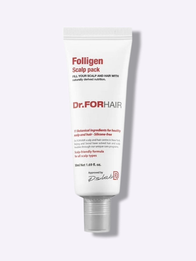 Оздоравливающая мульти-маска для кожи головы Dr.Forhair Folligen Scalp Pack, 50 мл
