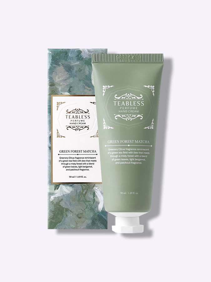Парфюмированный крем для рук «Зеленый лес, Матча» TEABLESS Green Forest Matcha Perfume Hand Cream, 50 мл