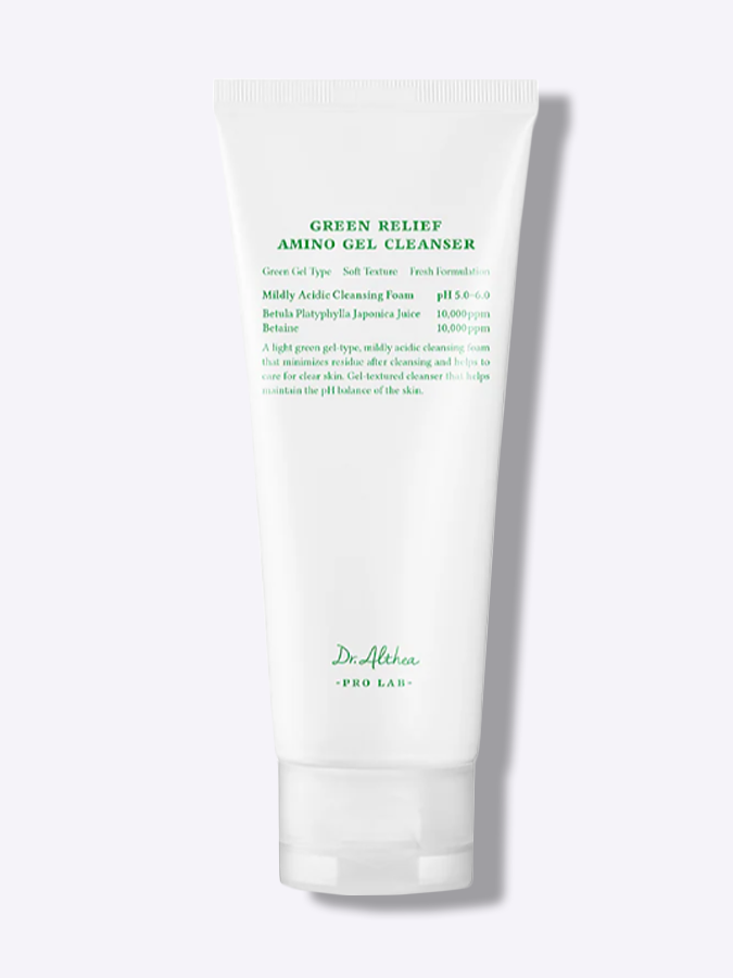 Гель-пенка для умывания с аминокислотами Dr. Althea Green Relief Amino Gel Cleanser, 100 мл