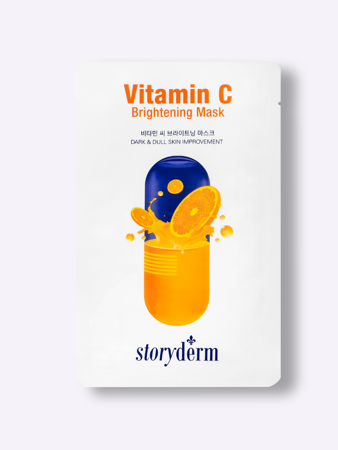 Осветляющая тканевая маска для лица с Витамином С Storyderm Vit C Mask, 25 мл