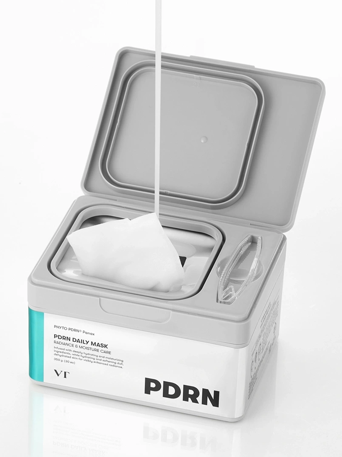 Набор тканевых масок с ПДРН для сияния кожи  VT COSMETICS PDRN Daily Mask, 30 шт