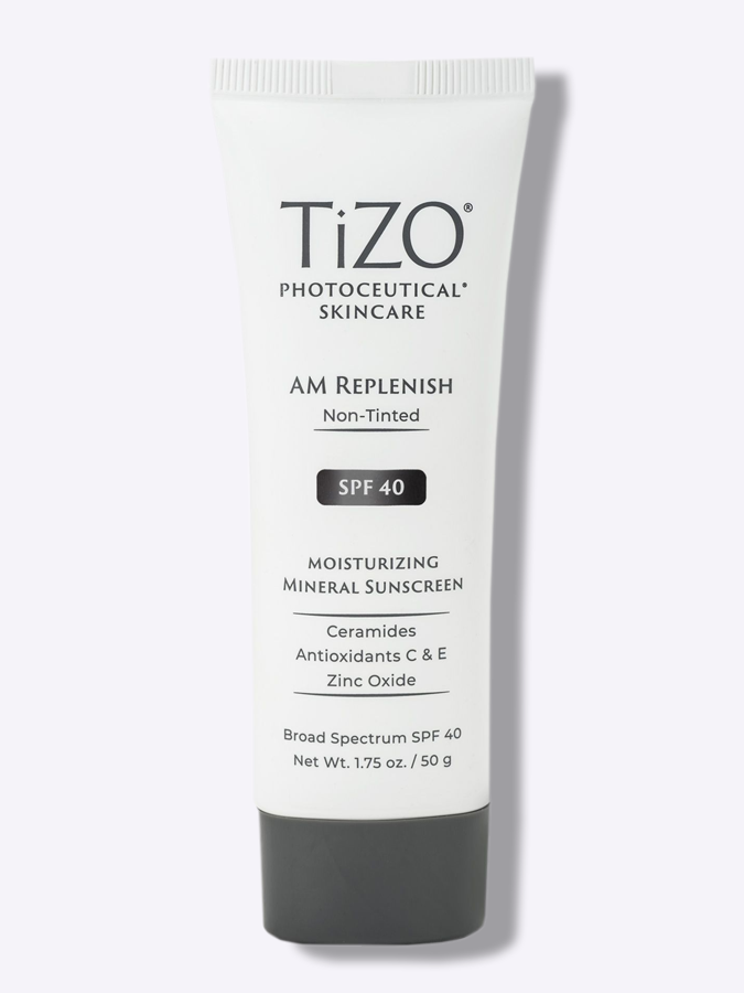 Питательный дневной крем для лица с SPF-защитой TiZO Photoceutiсal AM Replenish Non-Tinted SPF 40, 50 г