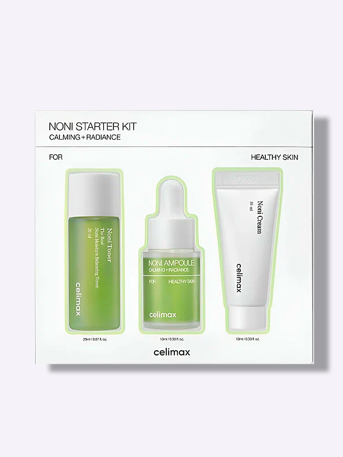 Набор восстанавливающих для лица на основе нониCelimax The Real Noni Starter Kit, 3 items