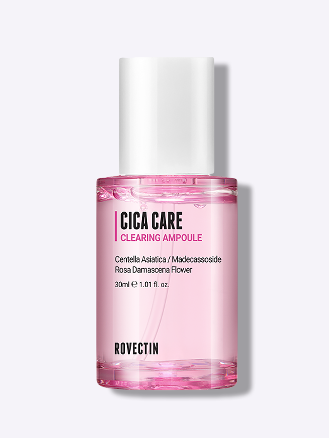 Сыворотка для проблемной чувствительной кожи с центеллой Rovectin Cica Care Clearing Ampoule, 30 мл