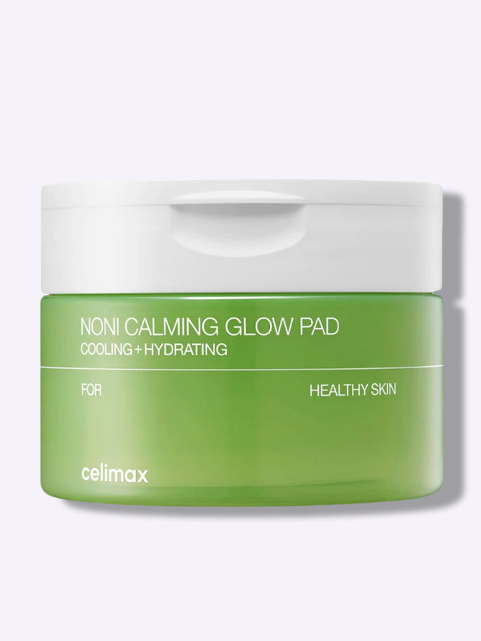 Успокаивающие тонер-пэды с экстрактом нони для сияния кожи Celimax The Real Noni Calming Glow Pad, 50 шт