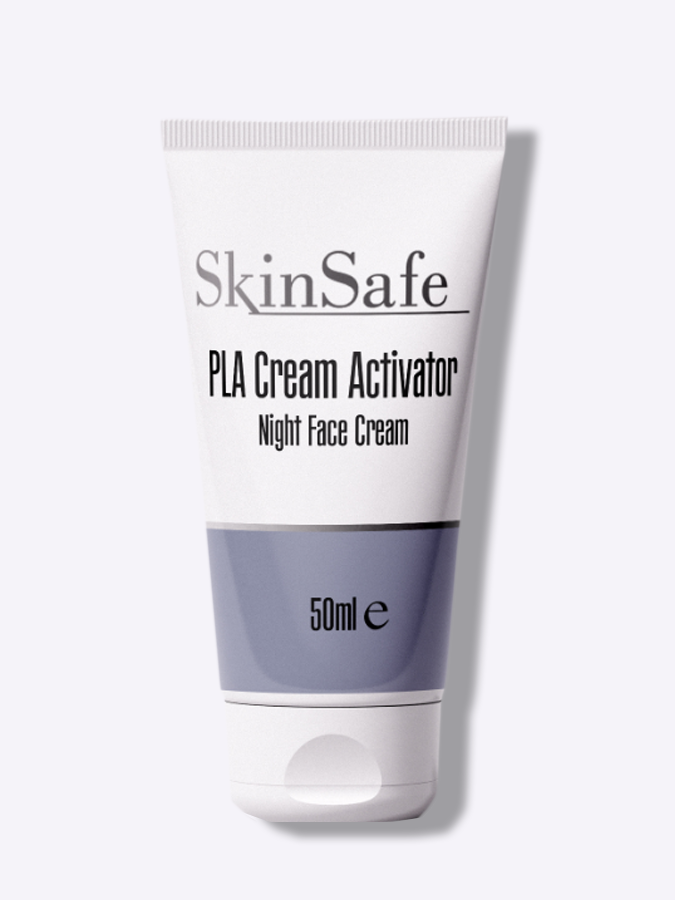 Укрепляющий омолаживающий ночной крем для лица Skin Safe PLA Cream Activator Night Face Cream, 50 мл