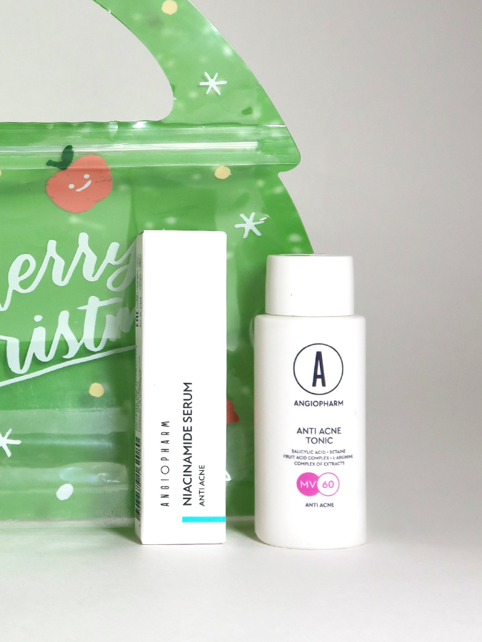 Набор Angiopharm "Загадай желание" сыворотка + тоник для проблемной кожи