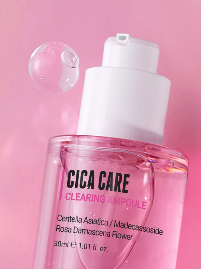 Сыворотка для проблемной чувствительной кожи с центеллой Rovectin Cica Care Clearing Ampoule, 30 мл