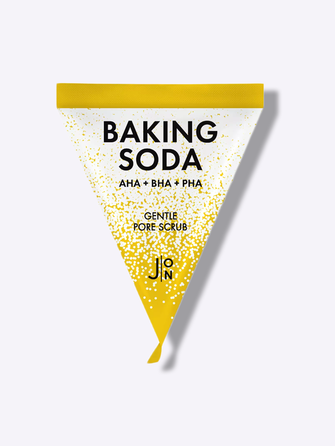 Скраб для лица на основе соды с тремя видами кислот J:ON Baking Soda Gentle Pore Scrub, 5 г