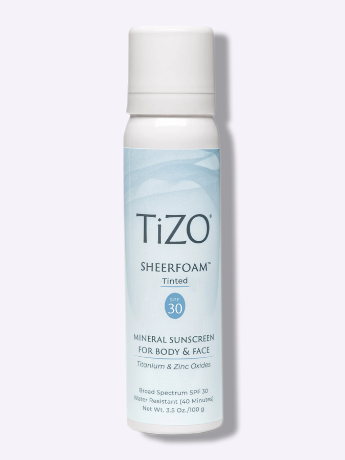 Спрей-пенка для лица солнцезащитный с оттенком TiZO Sheer Foam Sunscreen Tinted SPF 30, 100 г